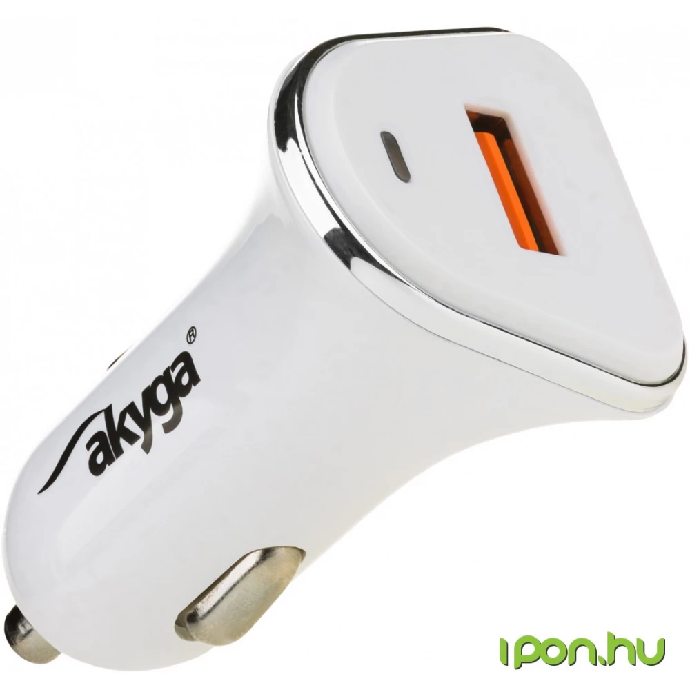 AKYGA Autós töltő 1xUSB 3A fekete