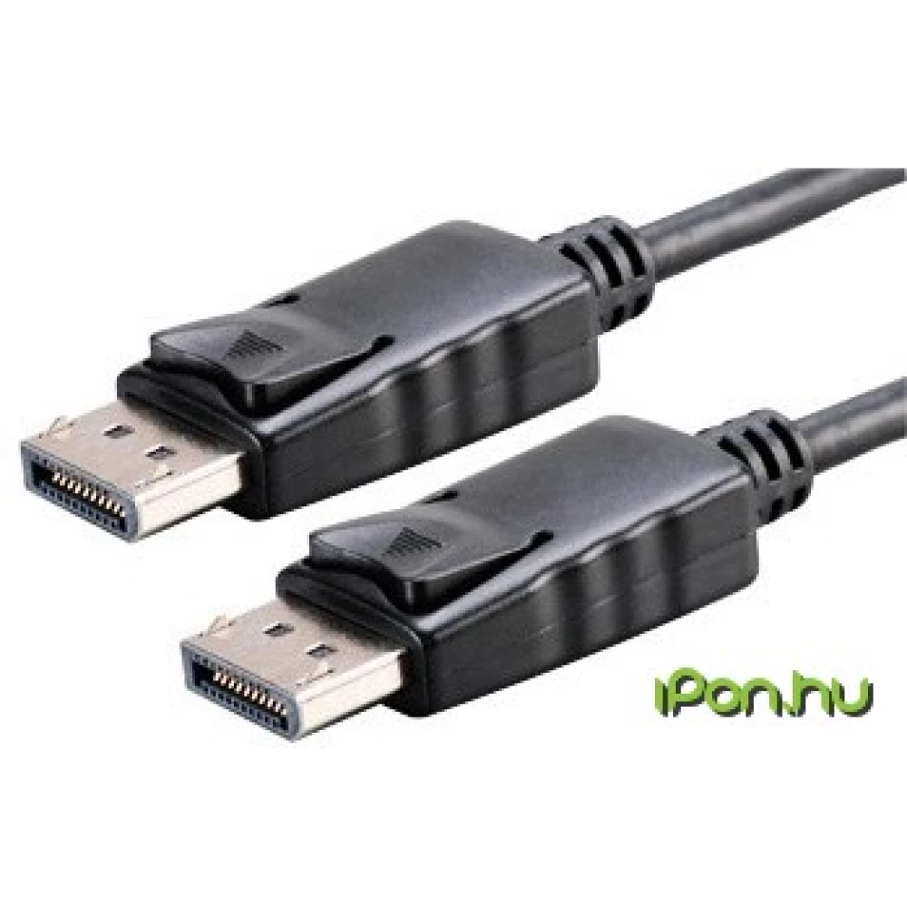 AKYGA DisplayPort Összekötő Fekete 1.8m AK-AV-10