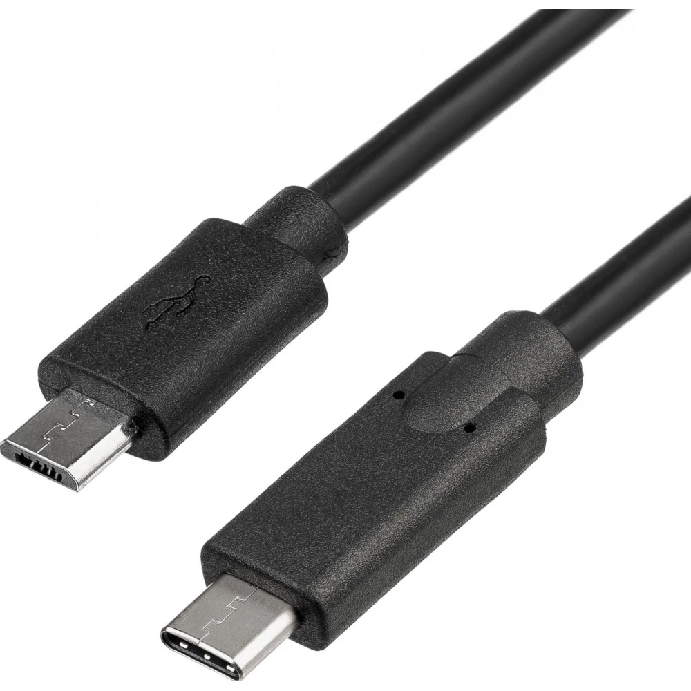 AKYGA Micro USB 2.0 Type C Átalakító Fekete 1m AK-USB-16