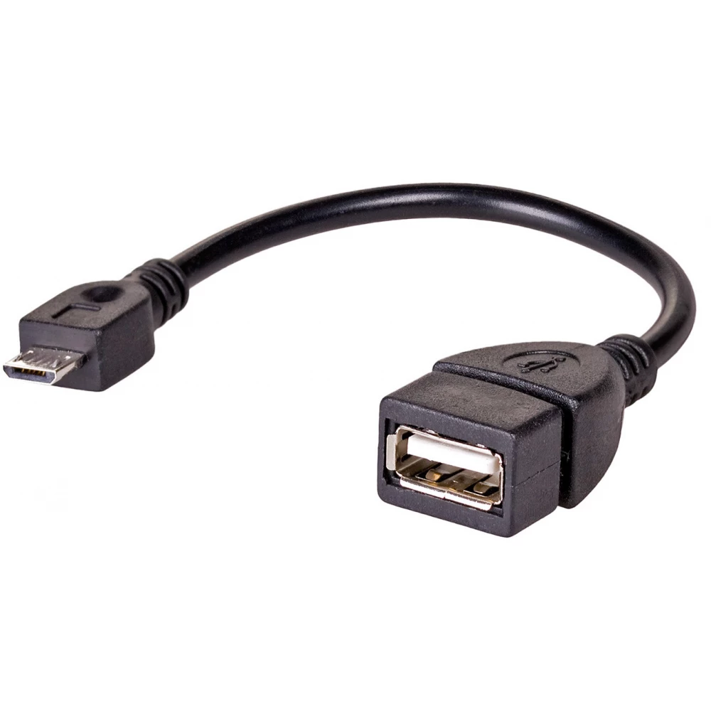 AKYGA Micro USB Átalakító Fekete 15cm AK-AD-09