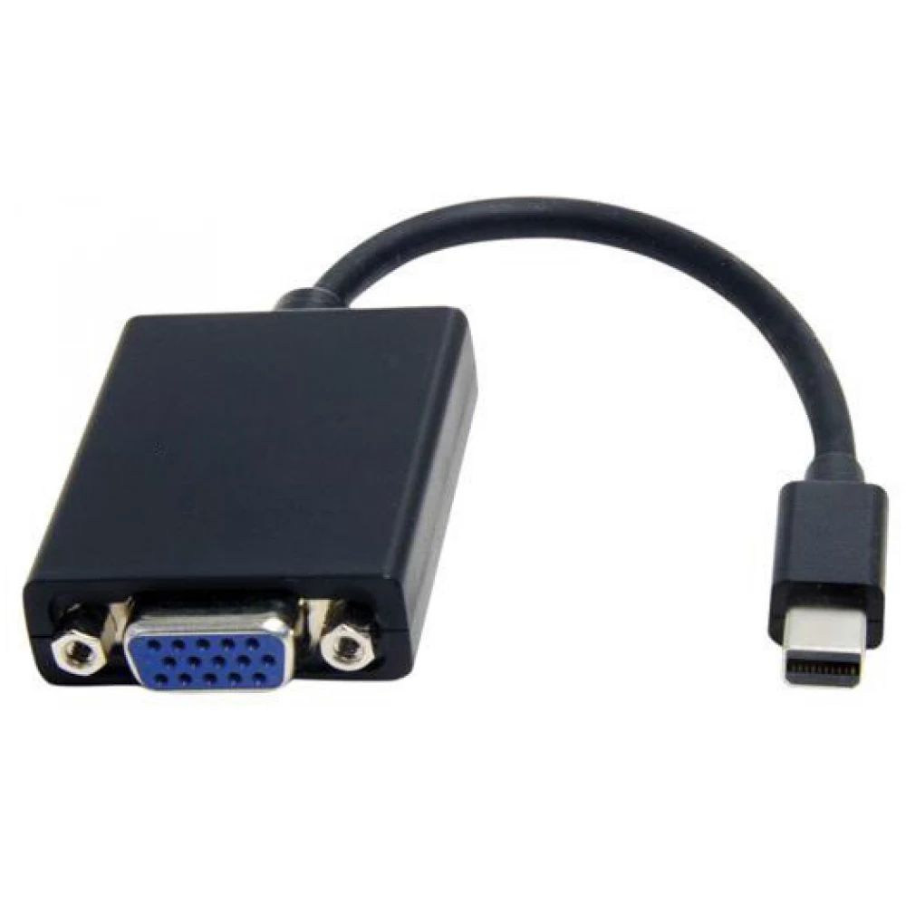 AKYGA Mini DisplayPort VGA/D-Sub Átalakító Fekete 15cm AK-AD-39
