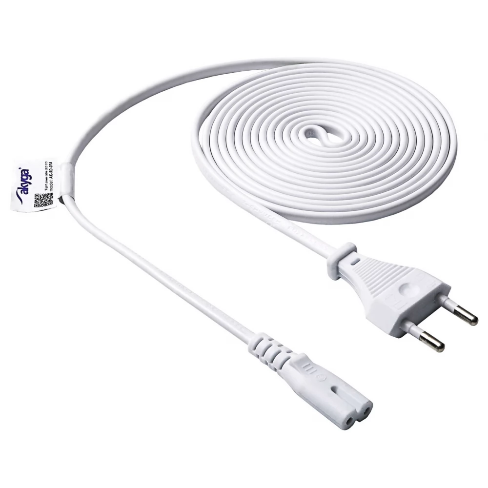AKYGA Piskóta 230V Táp Fehér 3m AK-RD-07A