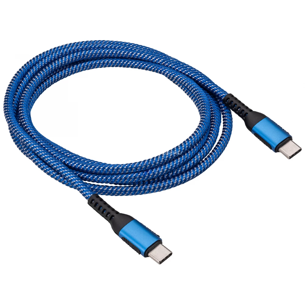 AKYGA USB 2.0 Type C Összekötő Kék 1.8m AK-USB-38