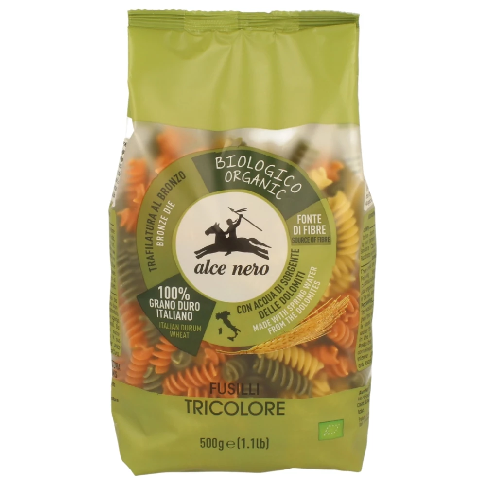 Alce Nero bio tri-color fussilli 500 g