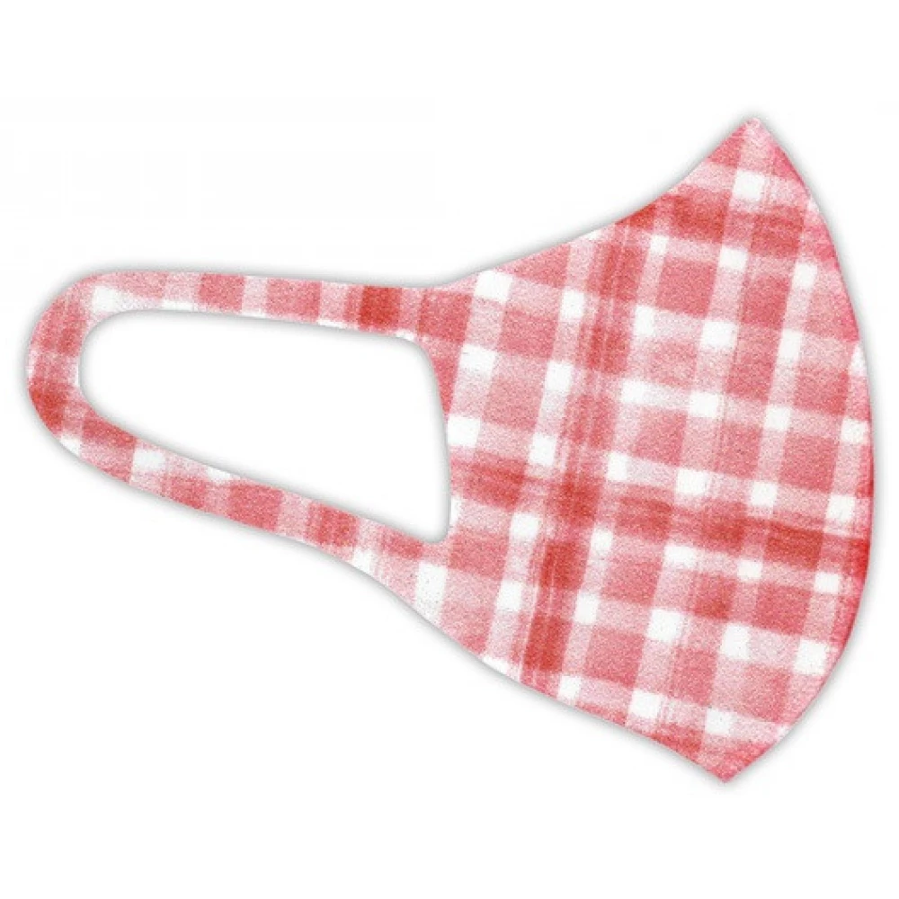 ALCOR 3D Spandex mosható gyerekmaszk 6-12 éves korig Kockás
