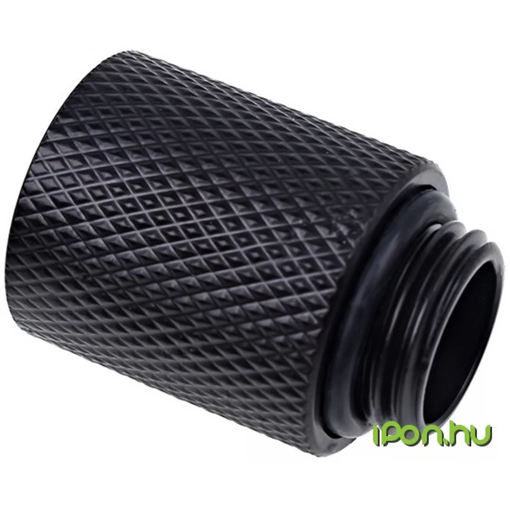 ALPHACOOL 17256 Eiszapfen extension 20mm G1/4 outer thread to G1/4 inner thread - fekete