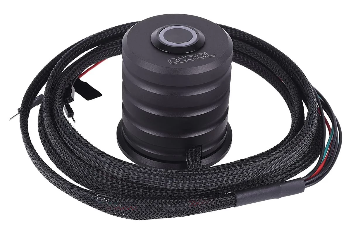 ALPHACOOL Bekapcsoló gomb 19mm piros