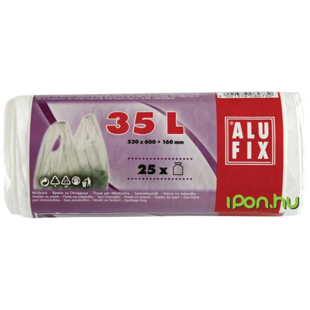 ALUFIX Szemeteszsák köthető füllel 35 l 25db