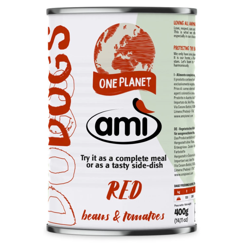 AMI PLANET Ami red növényi nedvestáp kutyáknak 400 g