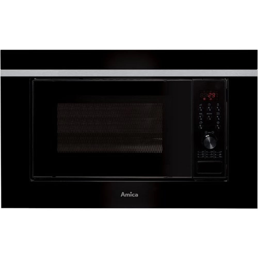 AMICA AMGB20E2GB F-TYPE Mikrohullámú sütő 700W / 900W 20L fekete