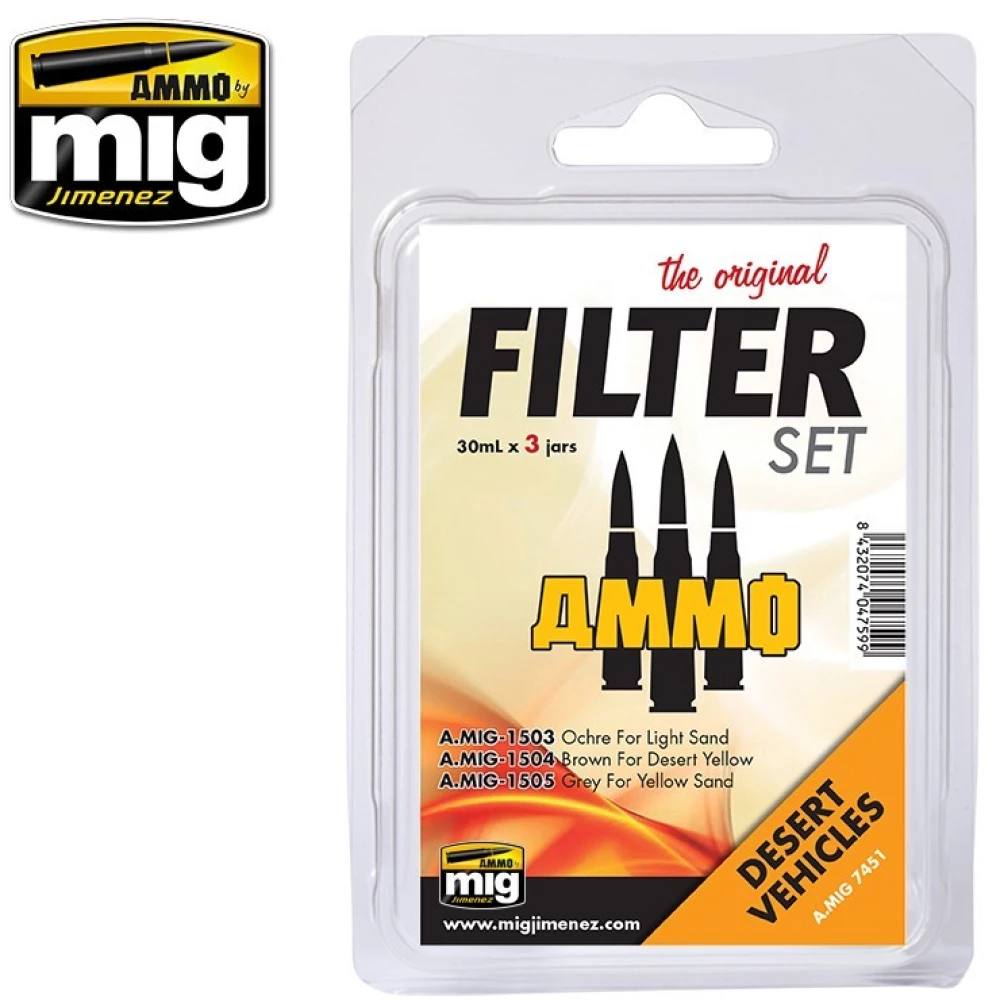 AMMO Filter Set Desert Vehicles