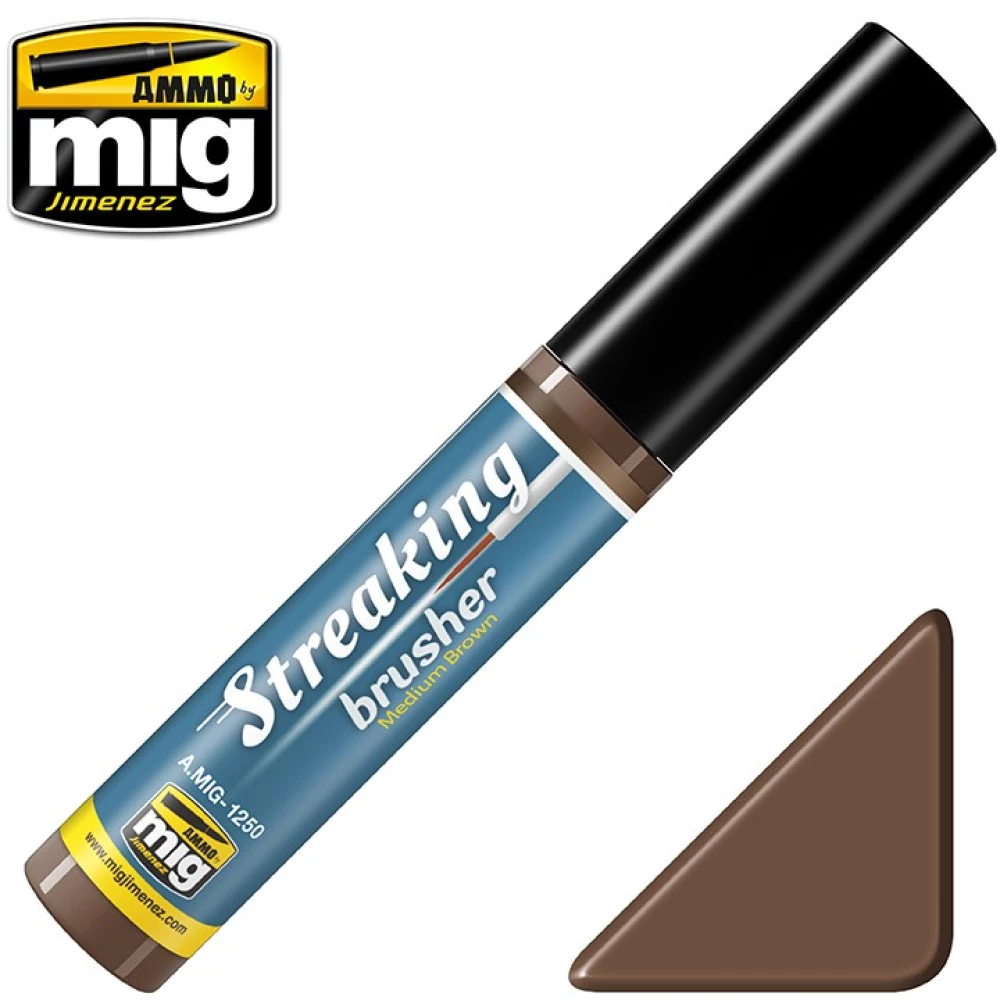 AMMO Streakingbrusher Medium Brown