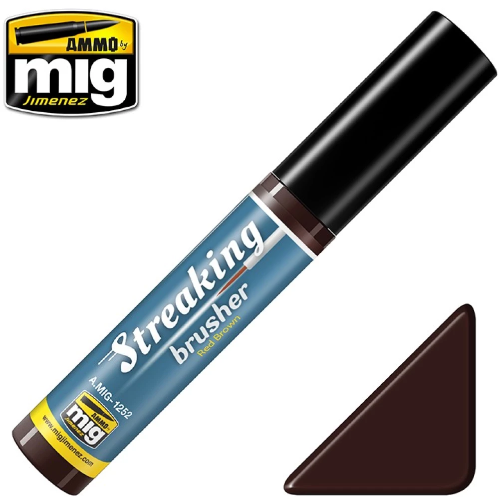 AMMO Streakingbrusher Red Brown