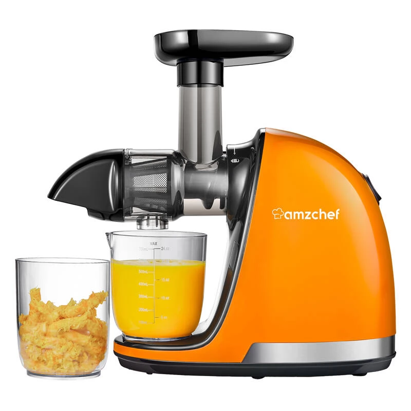 AMZCHEF ZM1501-OG-SM Gyümölcscentrifuga lassan működő Narancssárga