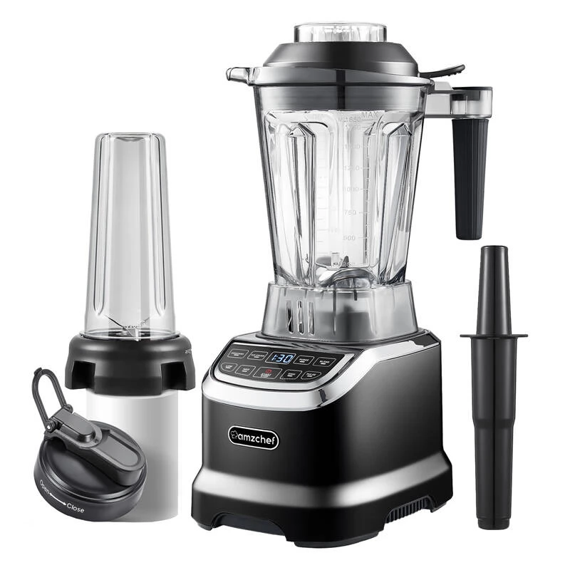 AMZCHEF ZM5003-BK Turmixgép csészés 1800W 1.85L Fekete