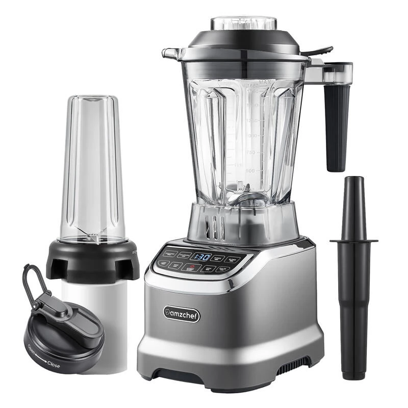 AMZCHEF ZM5003-GA Turmixgép csészés 1800W 1.85L Szürke