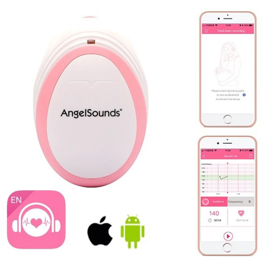 Angelsounds magzati szívhang hallgató okostelefonhoz JPD-100S Mini Smart