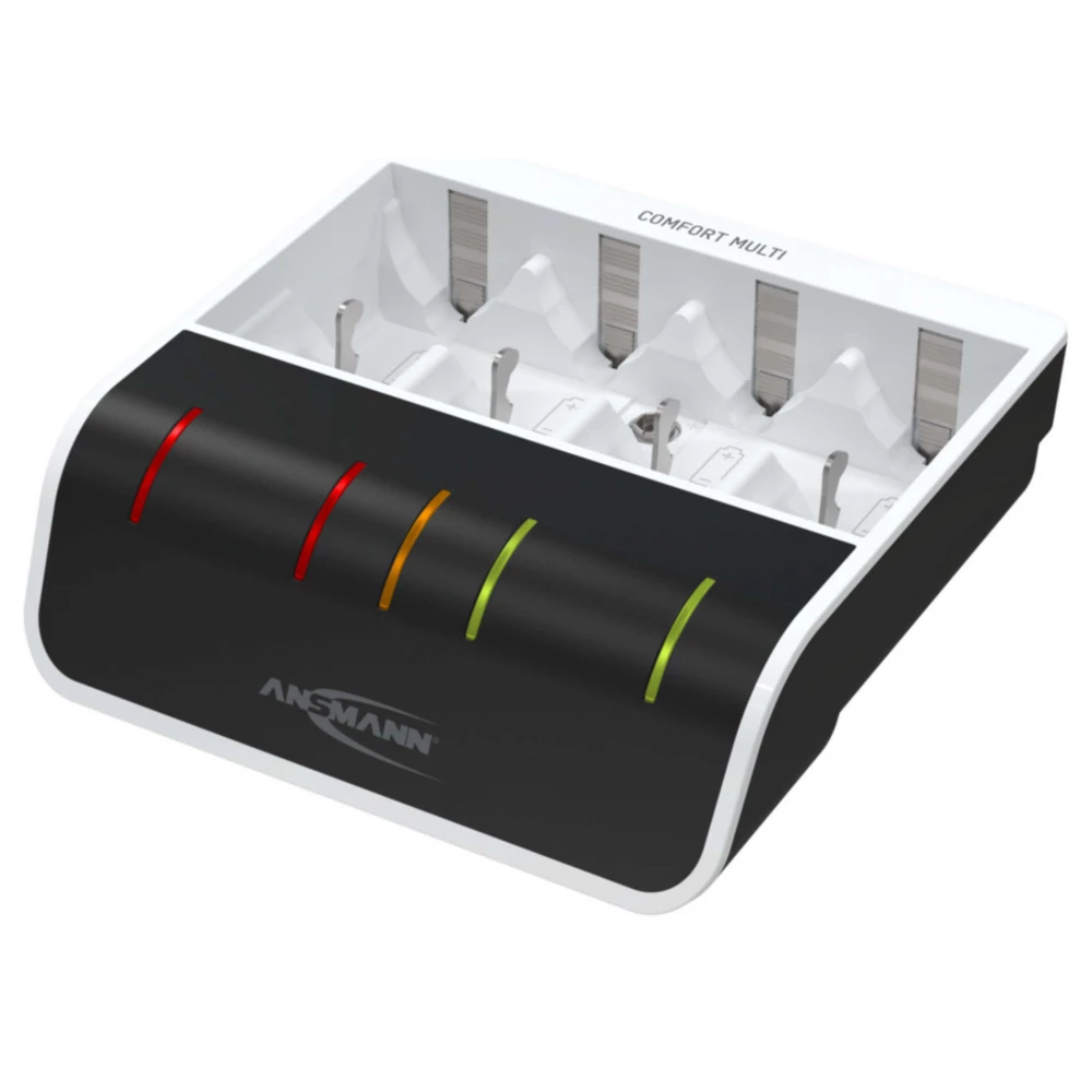 ANSMANN Comfort Multi akkumulátor töltő 1-4db AA/AAAC/D 1db 9V akkuhoz