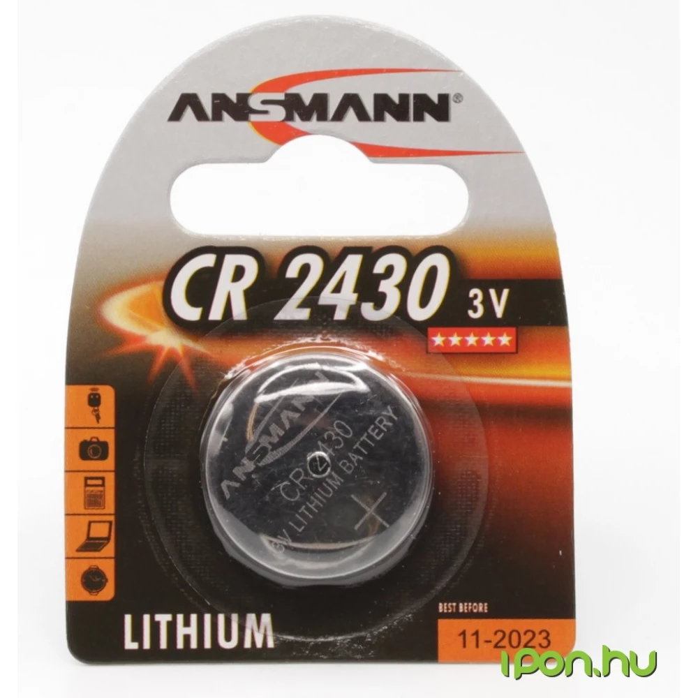 ANSMANN CR2430 gombelem (CR) 1db