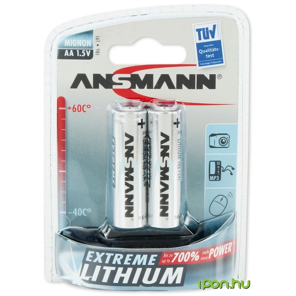 ANSMANN Mignon ceruza elem (AA) 2db