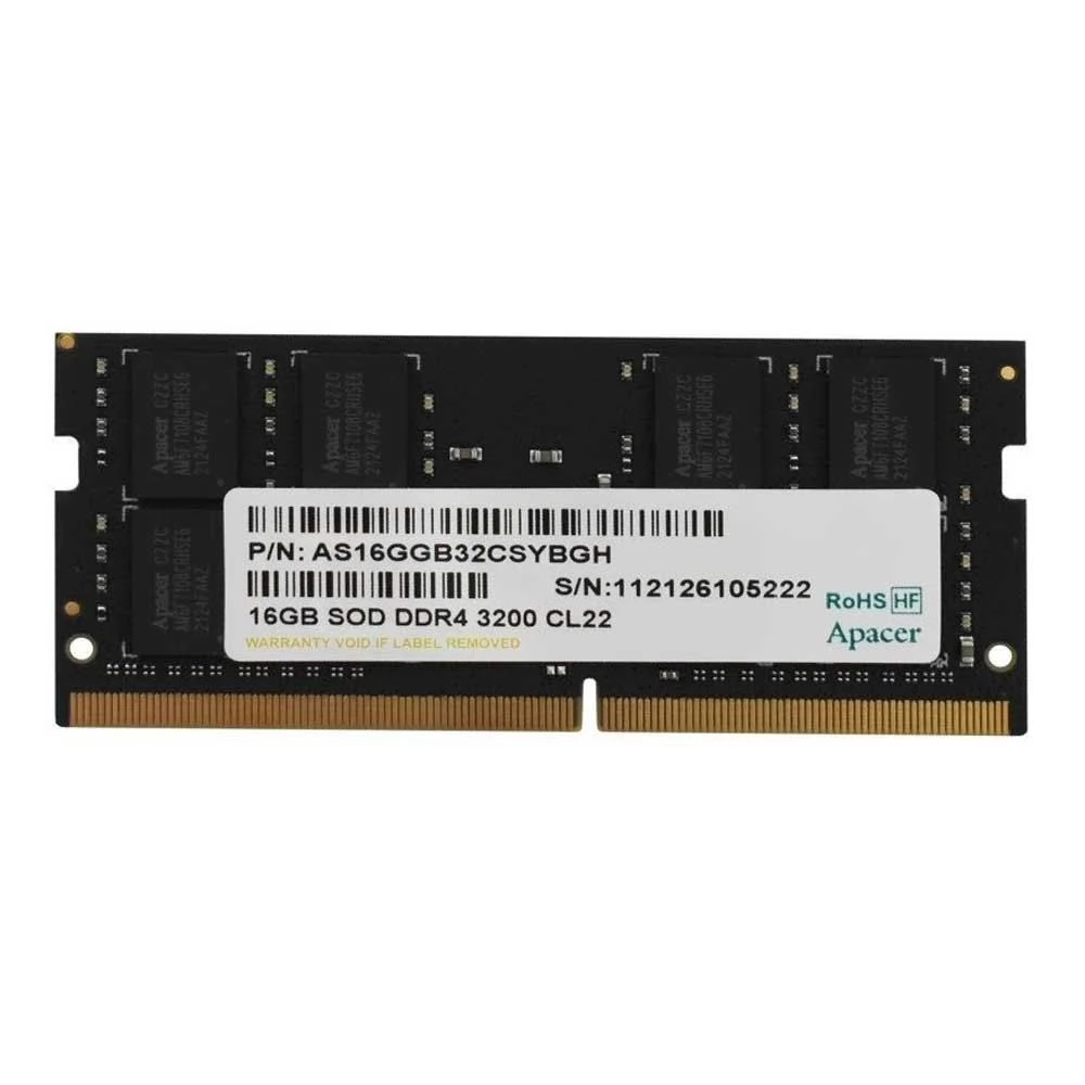 APACER 16GB Notebook DDR4 3200MHz CL22 ES.16G21.GSH