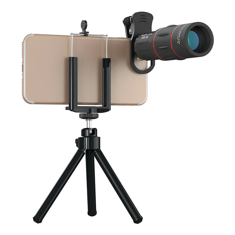 APEXEL 18X zoom optika háromlábú álvánnyal