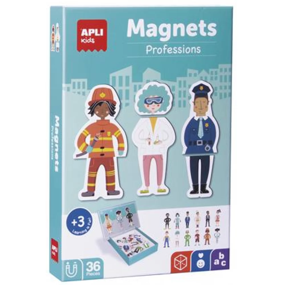 APLI Kids mágneses készségfejlesztő készlet 36 darabos - Szakmák