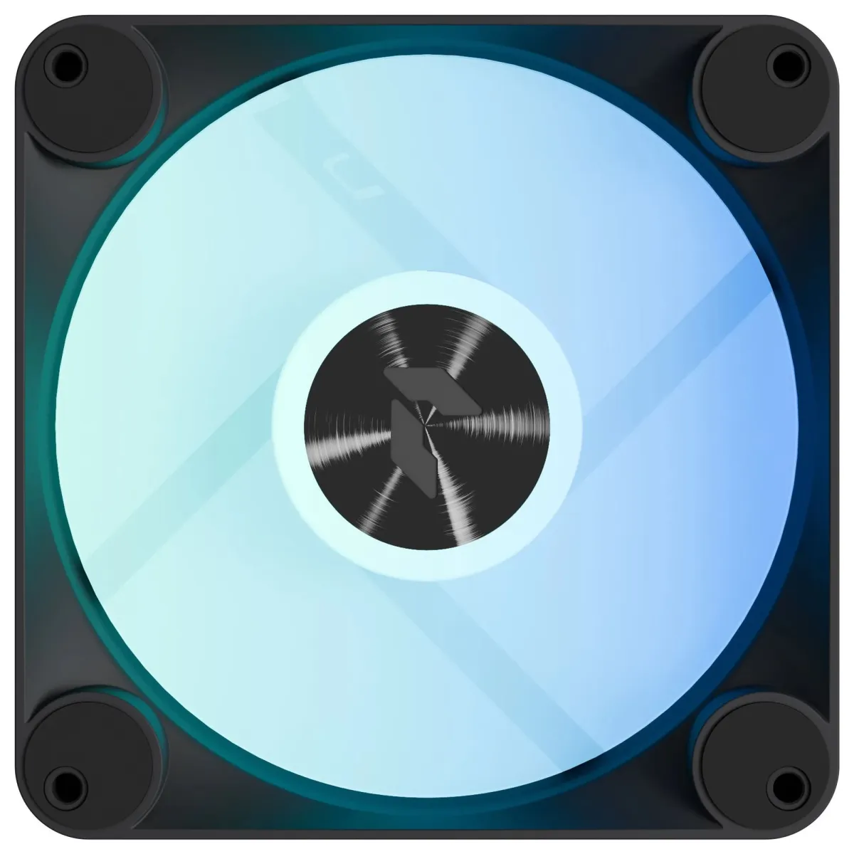APNX FP1-RQ 120 PWM ARGB fordított légáramlás fekete