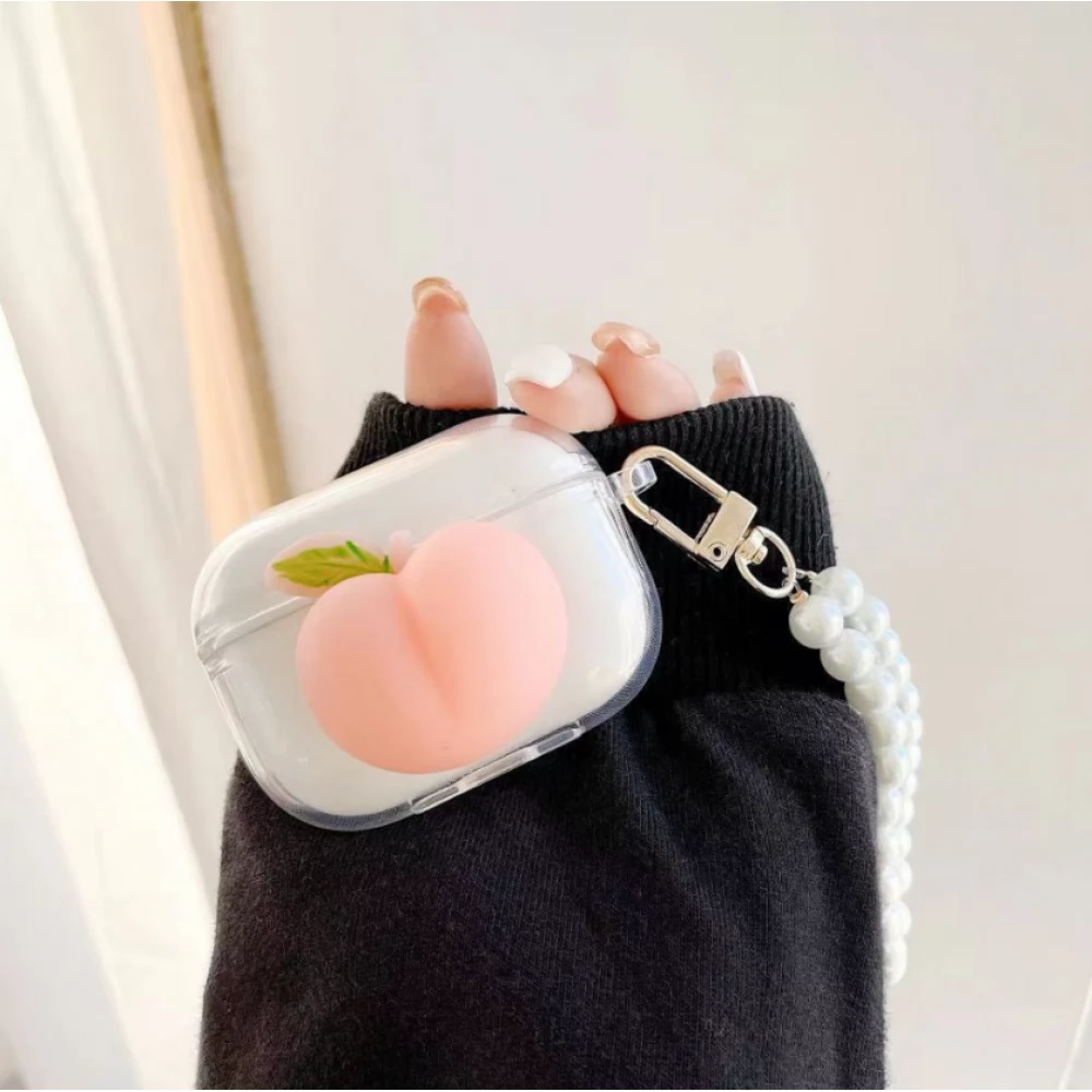 APPLE Airpods 3 szilikon tok barack