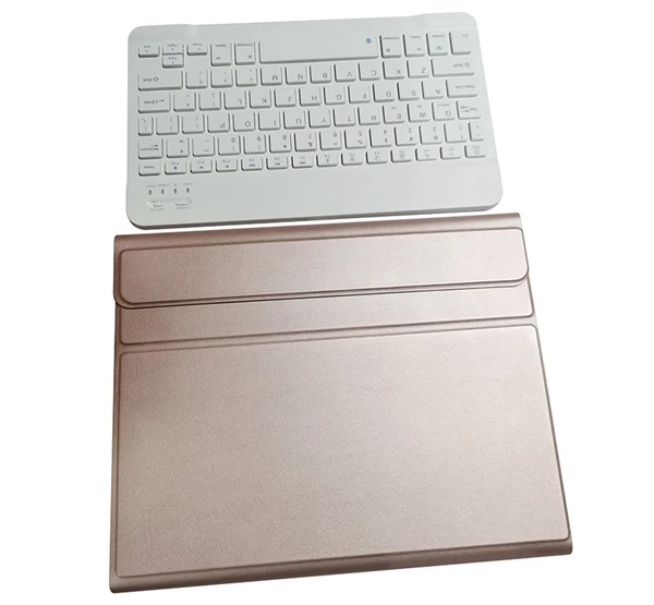 Apple iPad 10.2" billentyűzetes flip tok rozéarany