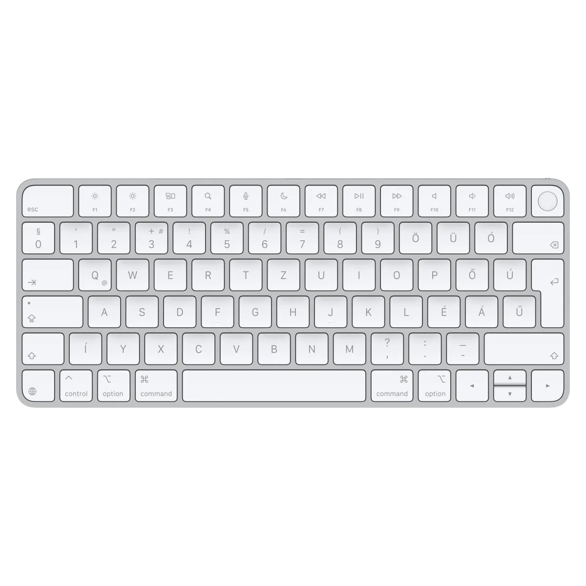 APPLE Magic Keyboard Touch ID-val Apple chipes Mac-modellekhez - Magyar ezüst