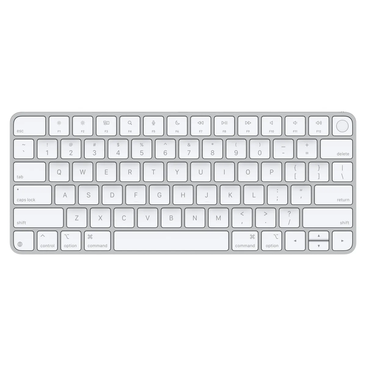 APPLE Magic Keyboard Touch ID-val Apple chipes Mac-modellekhez - Amerikai angol ezüst