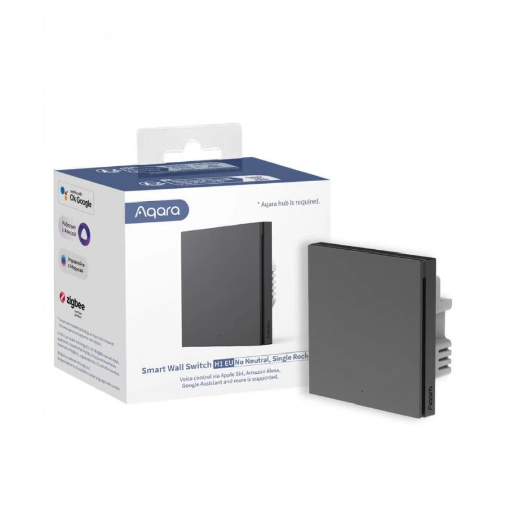 AQARA WS-EUK01-G Smart fali kapcsoló H1 szürke