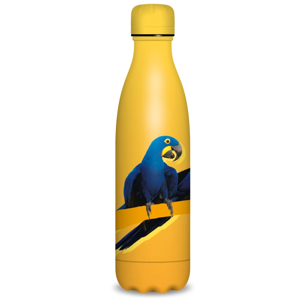 ARS UNA 55811637 Duplafalú fémkulacs-500 ml - Máté Bence-parrot mintás