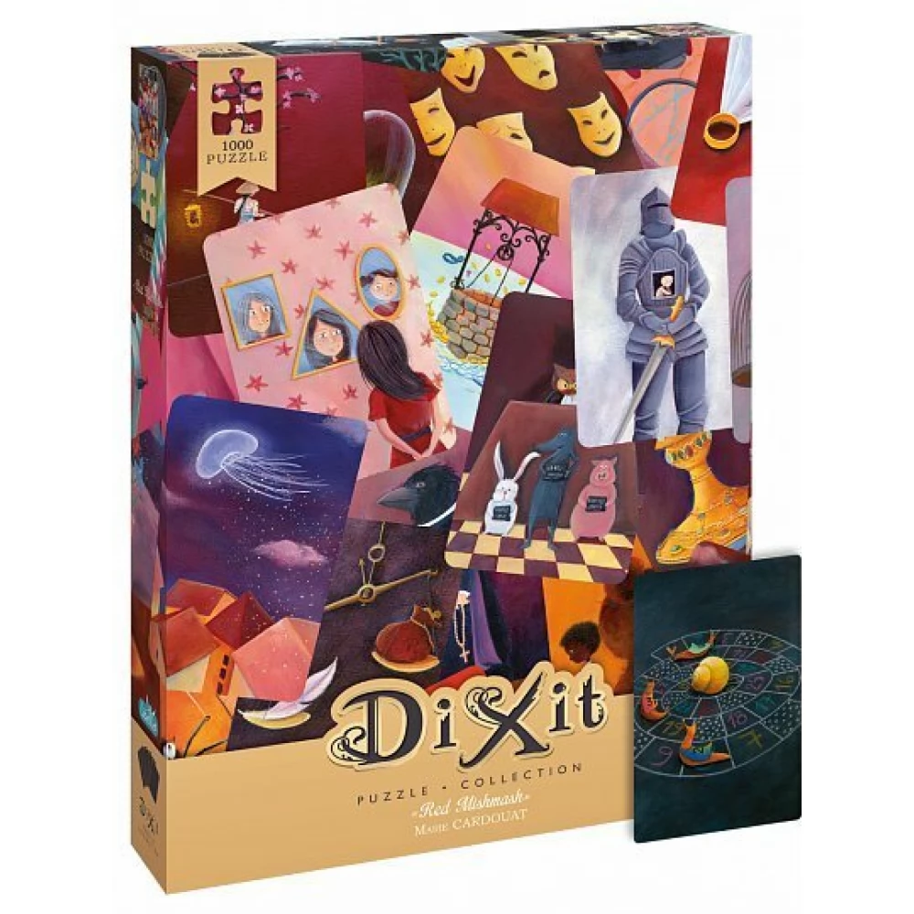 ASMODEE Puzzle játék 1000 darabos Dixit - Skarlát árnyalatok