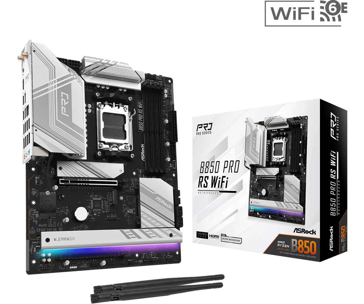 ASROCK B850 Pro RS WiFi