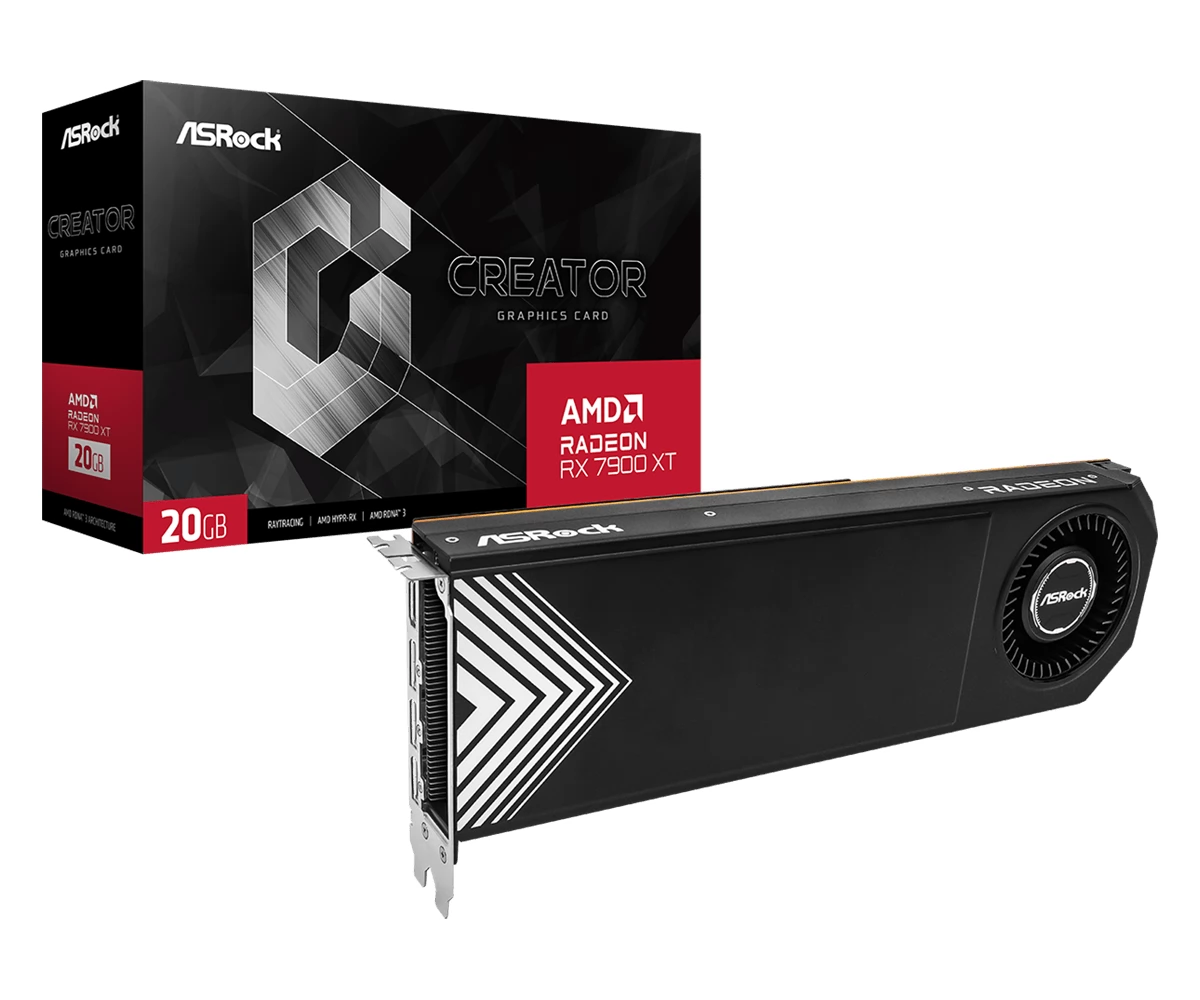 ASROCK Radeon RX 7900 XT 20GB GDDR6 Creator PCIE