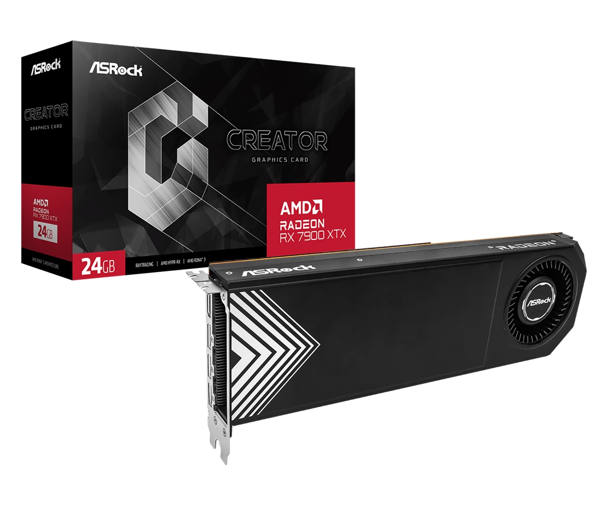 ASROCK Radeon RX 7900 XTX 24GB GDDR6 Creator PCIE