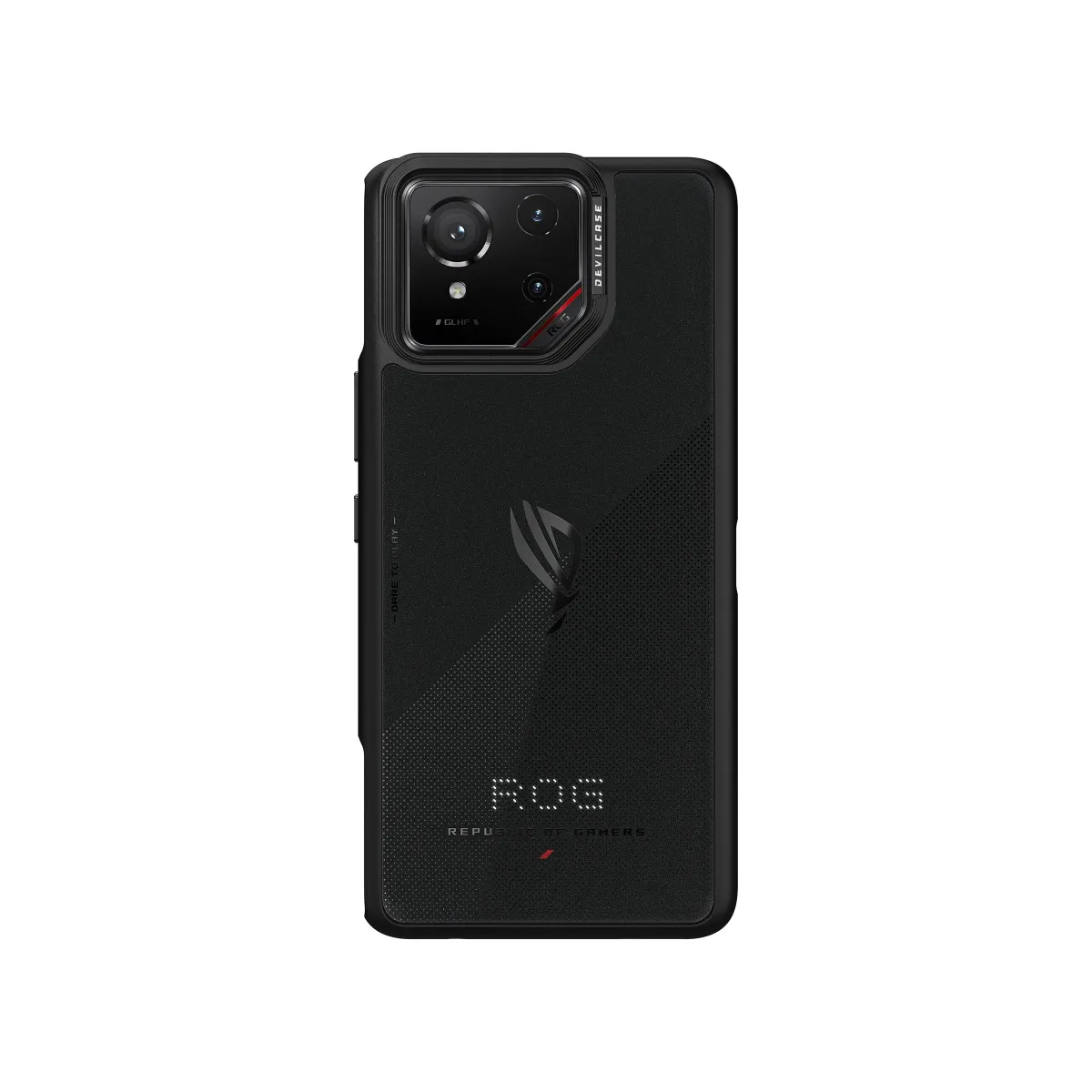 ASUS Devilcase Guardian Standard hátlap Asus ROG Phone 9 / 9 Pro fekete-átlátszó