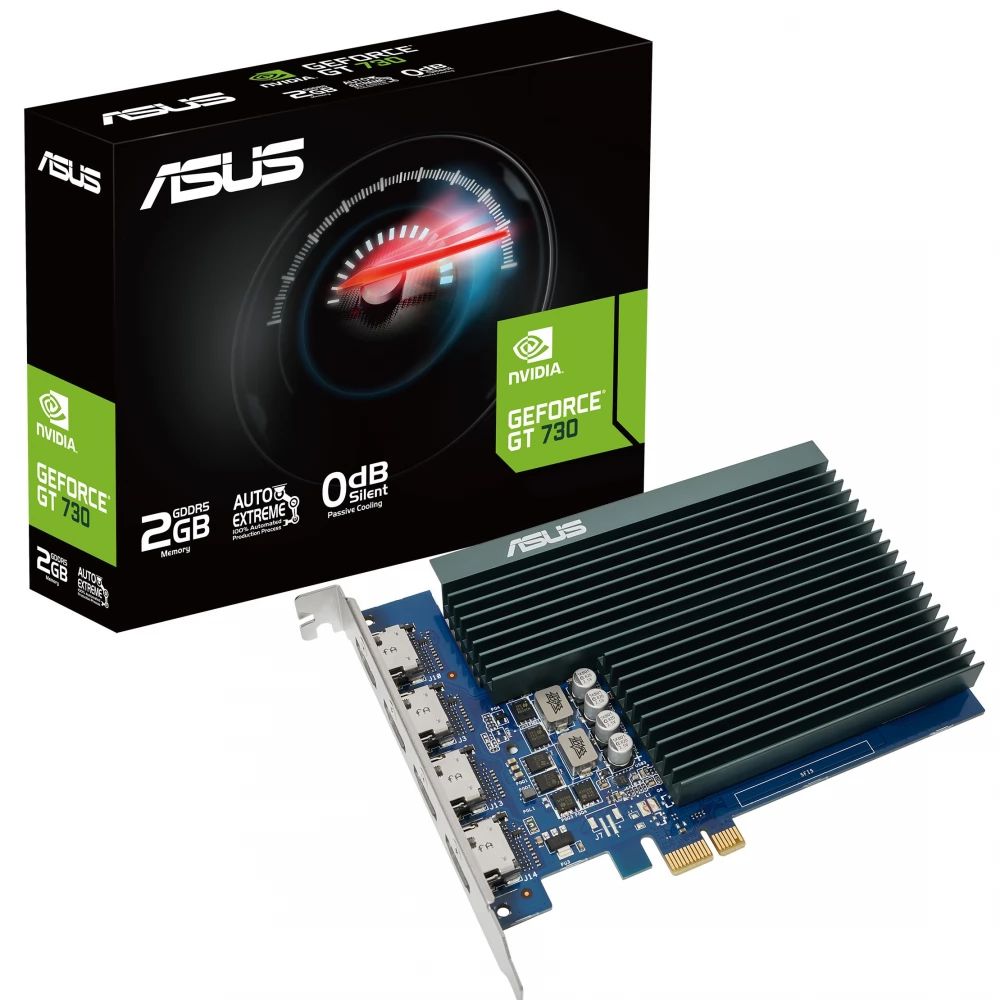 ASUS GT730-4H-SL-2GD5 GeForce GT 730 2GB GDDR5 Silent PCIE