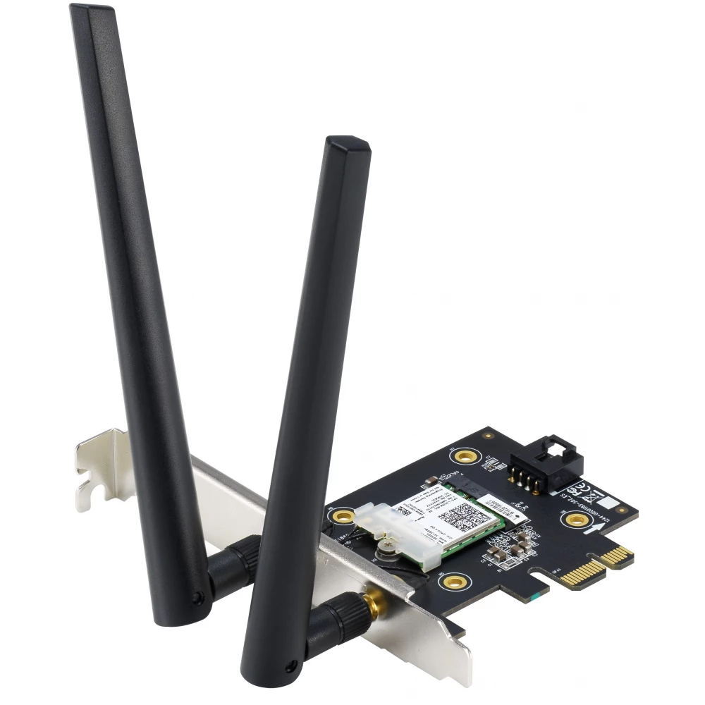 ASUS PCE-AX3000 Dual Band PCI-E WiFi 6 (802.11ax) Adapter with 2 external antennas