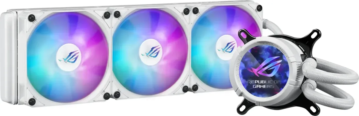 ASUS ROG Strix LC III 360 ARGB LCD fehér