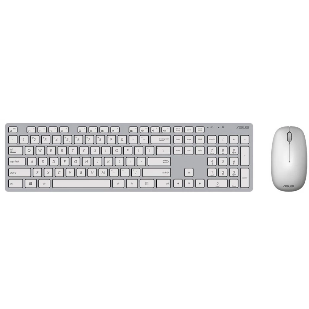 ASUS W5000 Billentyűzet + egér Orosz fehér
