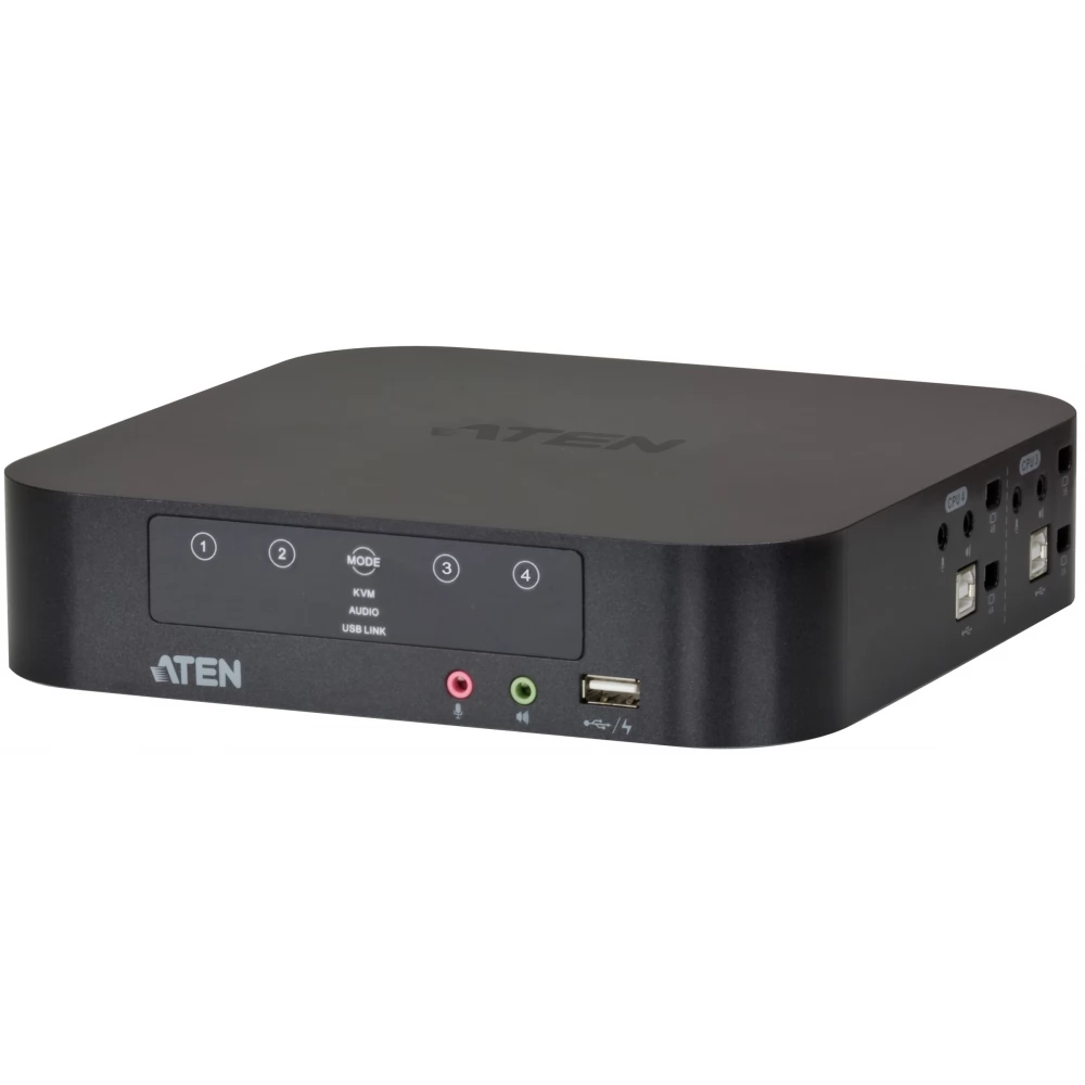 ATEN 4-Port USB Mini DisplayPort/Audio Dual Display KVMP Switch CS1944