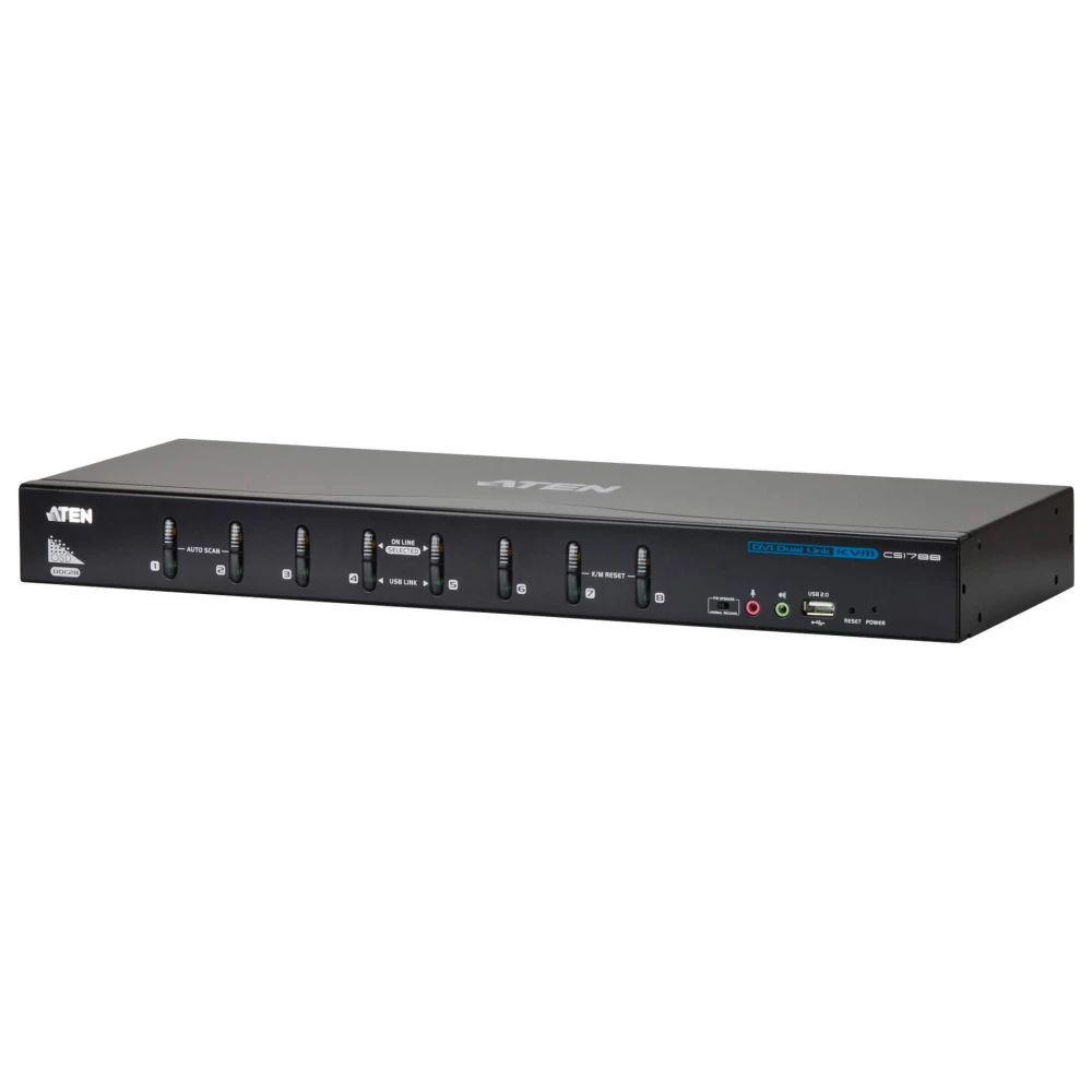 ATEN CS1788 8-Port USB DVI Dual Link KVM Switch