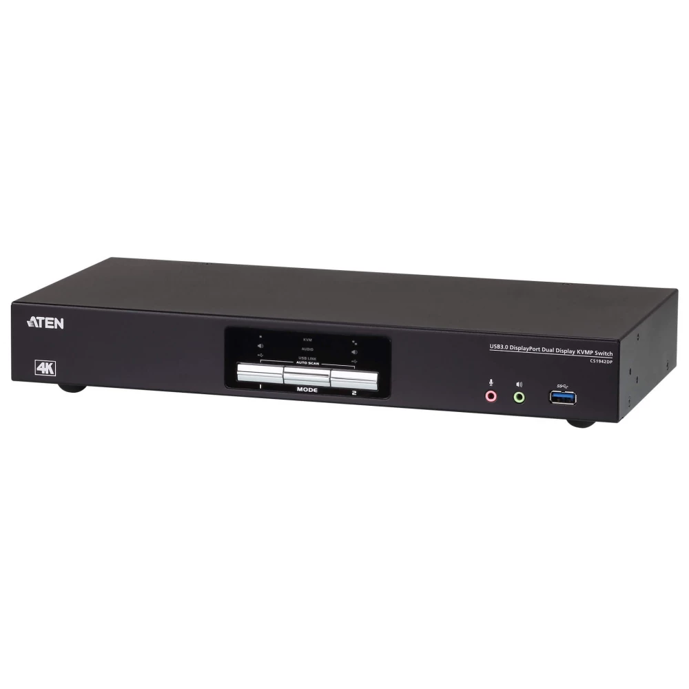 ATEN CS1942DP 2-Port USB 3.0 4K DisplayPort Dual Display KVMP Switch