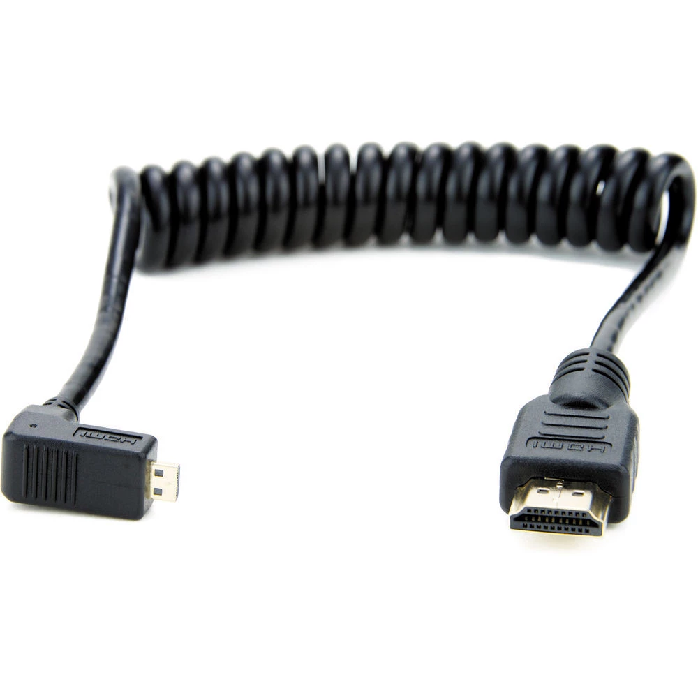ATOMOS Micro-HDMI Full-HDMI spirálkábel 30cm