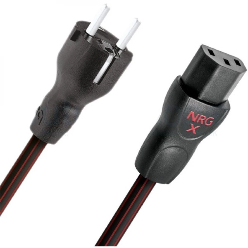 AUDIOQUEST 230V IEC Tápkábel Fekete 2m NRGX3EUC132M