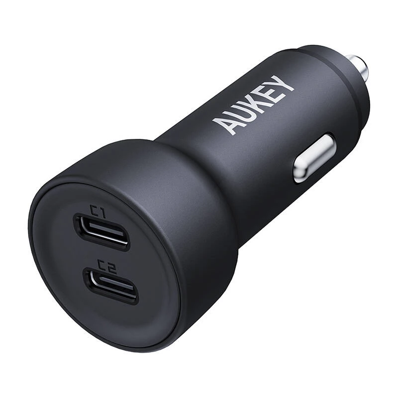 AUKEY CC-Y23 2xUSB-C 65W autós töltő