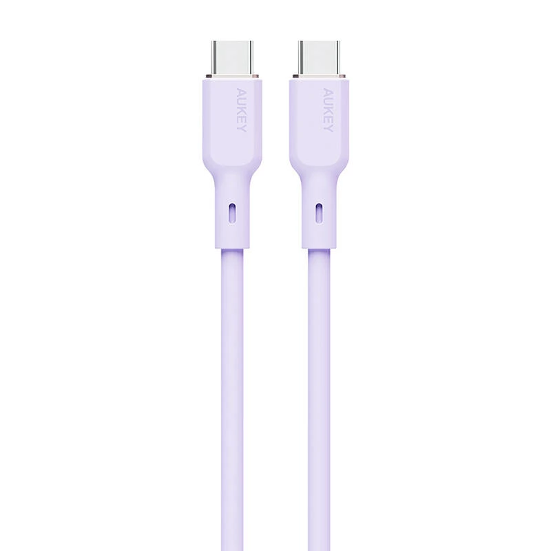 AUKEY USB 2.0 Type C Összekötő Lila 1.8m 689323787333